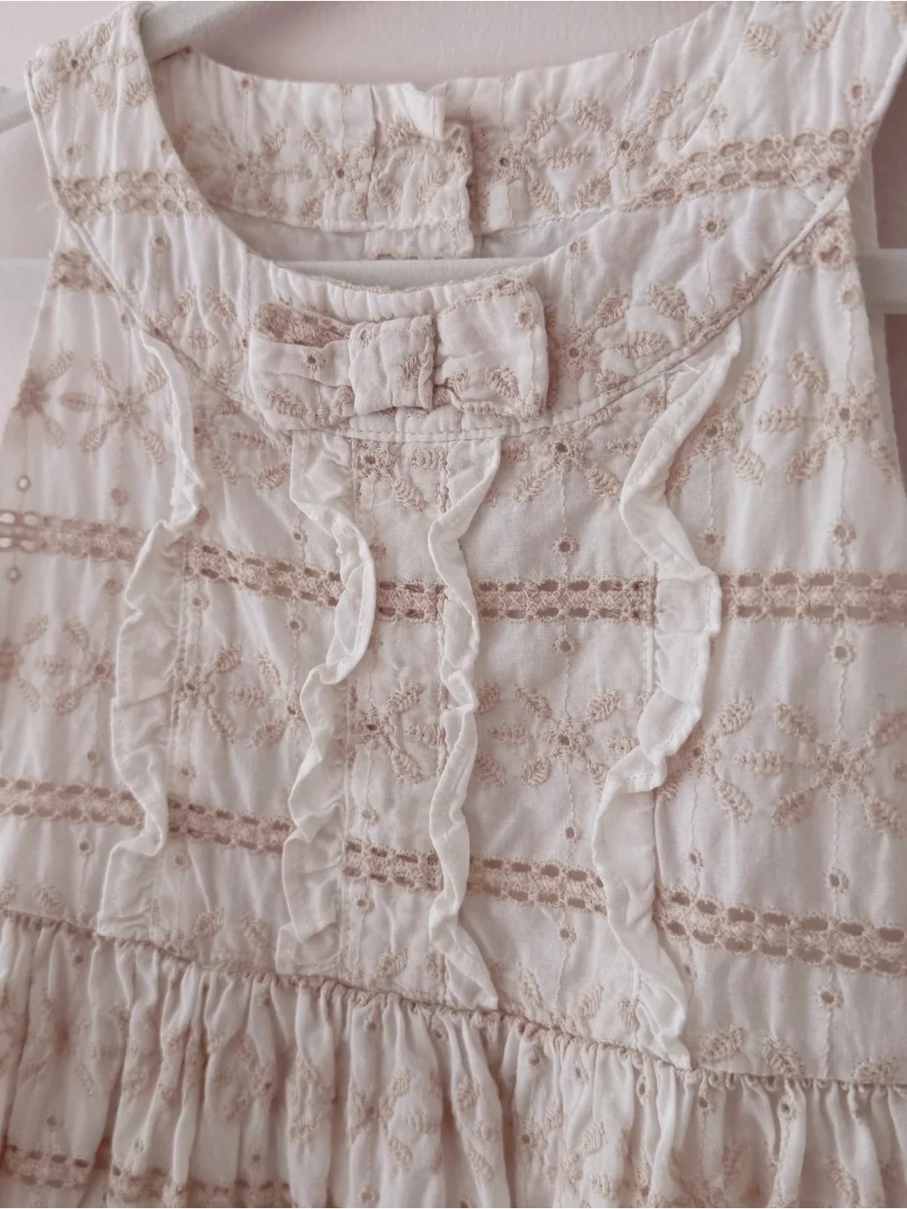 Vintage Janie and Jack Eyelet Dress